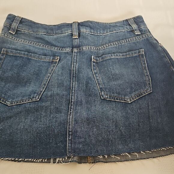H&M Blue A-Line Mini Skirt Casual - Picture 16 of 16